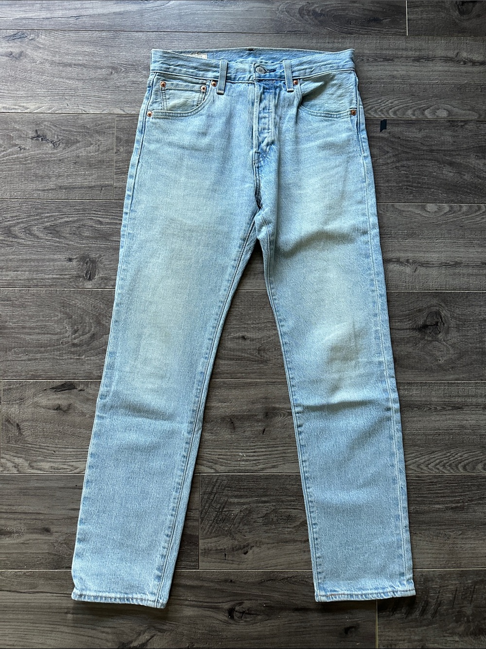 Levi's Light Blue Straight Jeans - Men's